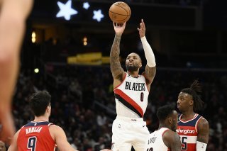 Damian Lillard (0) quitte Portland pour rejoindre Milwaukee KEYSTONE/FR67404 AP/NICK WASS